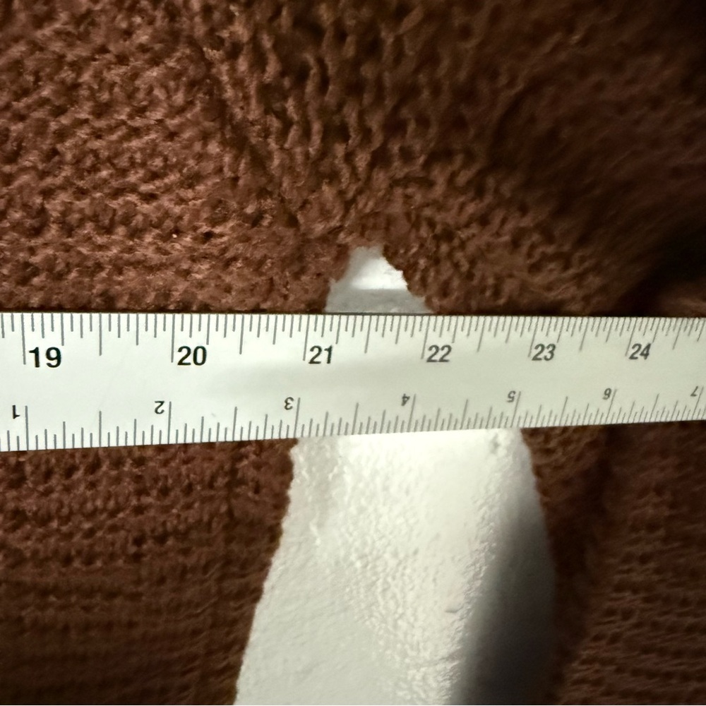 Sage Steel Sweater Men Size L Brown Textured Waffle Knit Crewneck Pullover - Picture 9 of 9